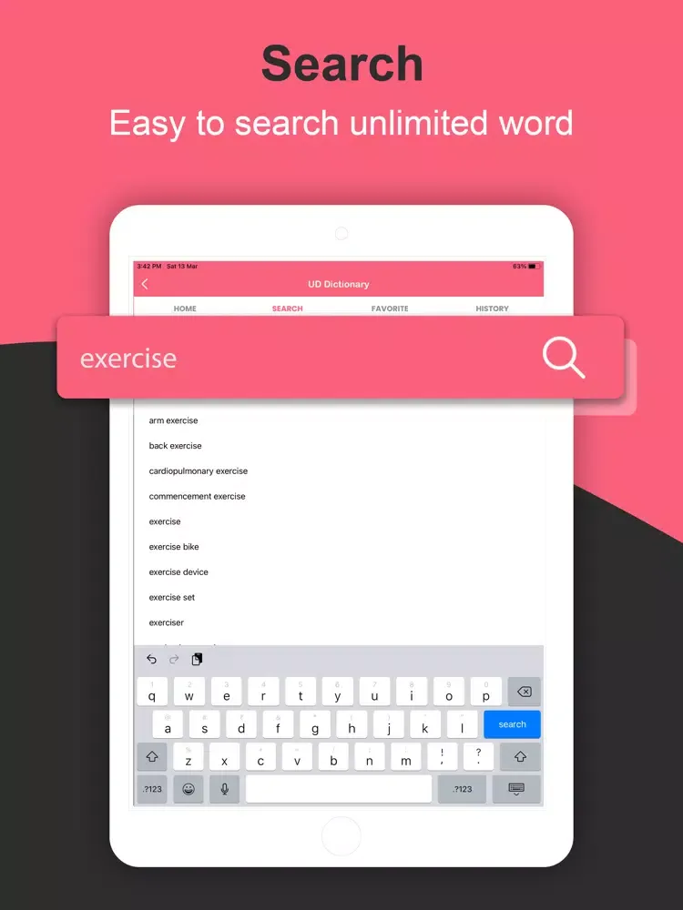 Zrzuty ekranu UD Dictionary & Translator iPad 