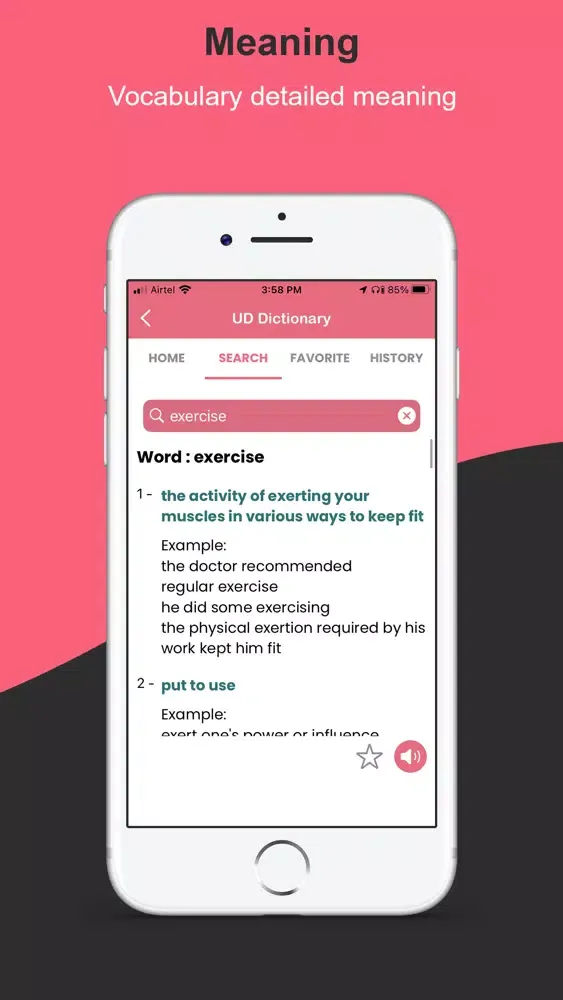Zrzuty ekranu UD Dictionary & Translator