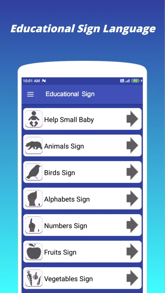Скриншоты Educational Sign Language