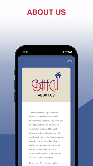 Capturas de tela do Beverly Hills City EFCU