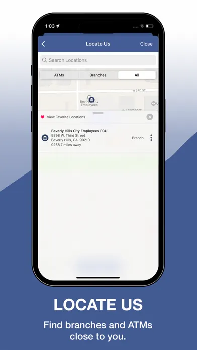 Capturas de tela do Beverly Hills City EFCU