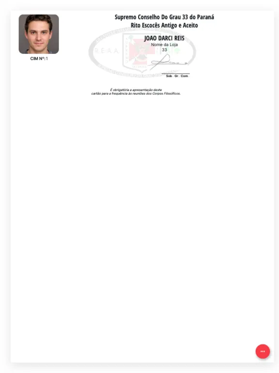 تصاویر Supremo Conselho Grau 33 do Pr iPad 