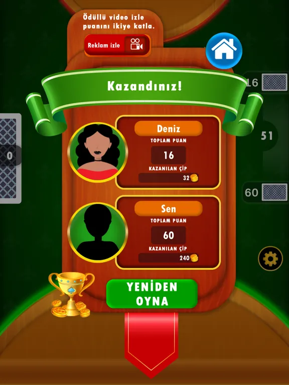 Pişti İnternetsiz iPad Screenshots