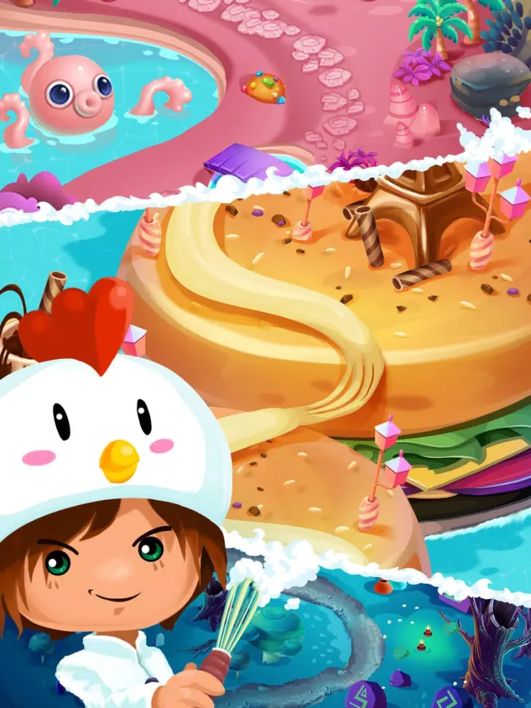 Jelly Monster: Match 2 Blast iPad  Screenshots