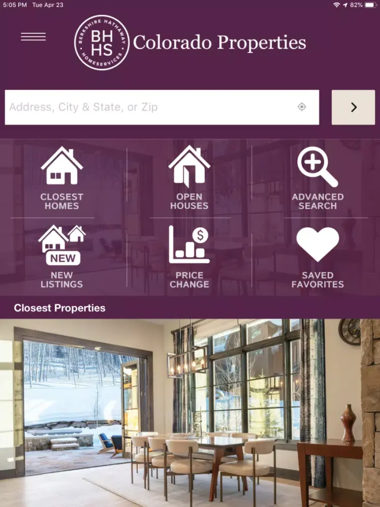 Capturas de pantalla de BHHS Colorado Properties iPad 