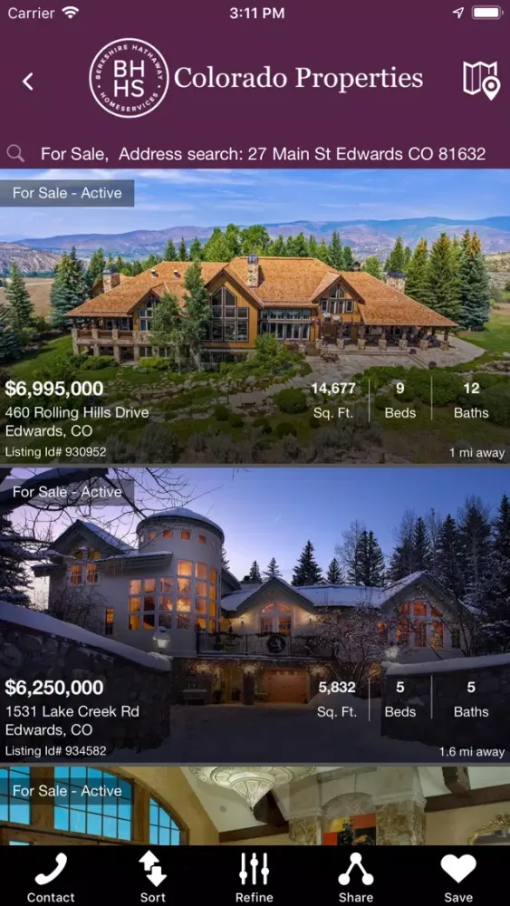 Capturas de pantalla de BHHS Colorado Properties