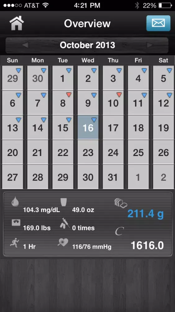 صور Diabetes App - blood sugar control, glucose tracker and carb counter