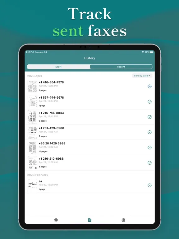 صور Fax Now: Send fax from iPhone iPad 