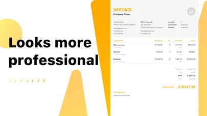 Tangkapan skrin Invoice Now: PDF Invoice Maker