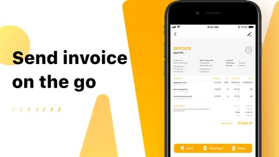 Tangkapan skrin Invoice Now: PDF Invoice Maker