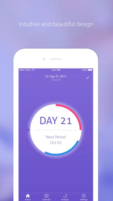 Period Tracker - Menstrual & Ovulation Calendar スクリーンショット