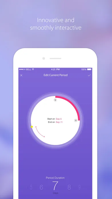 Period Tracker - Menstrual & Ovulation Calendar スクリーンショット
