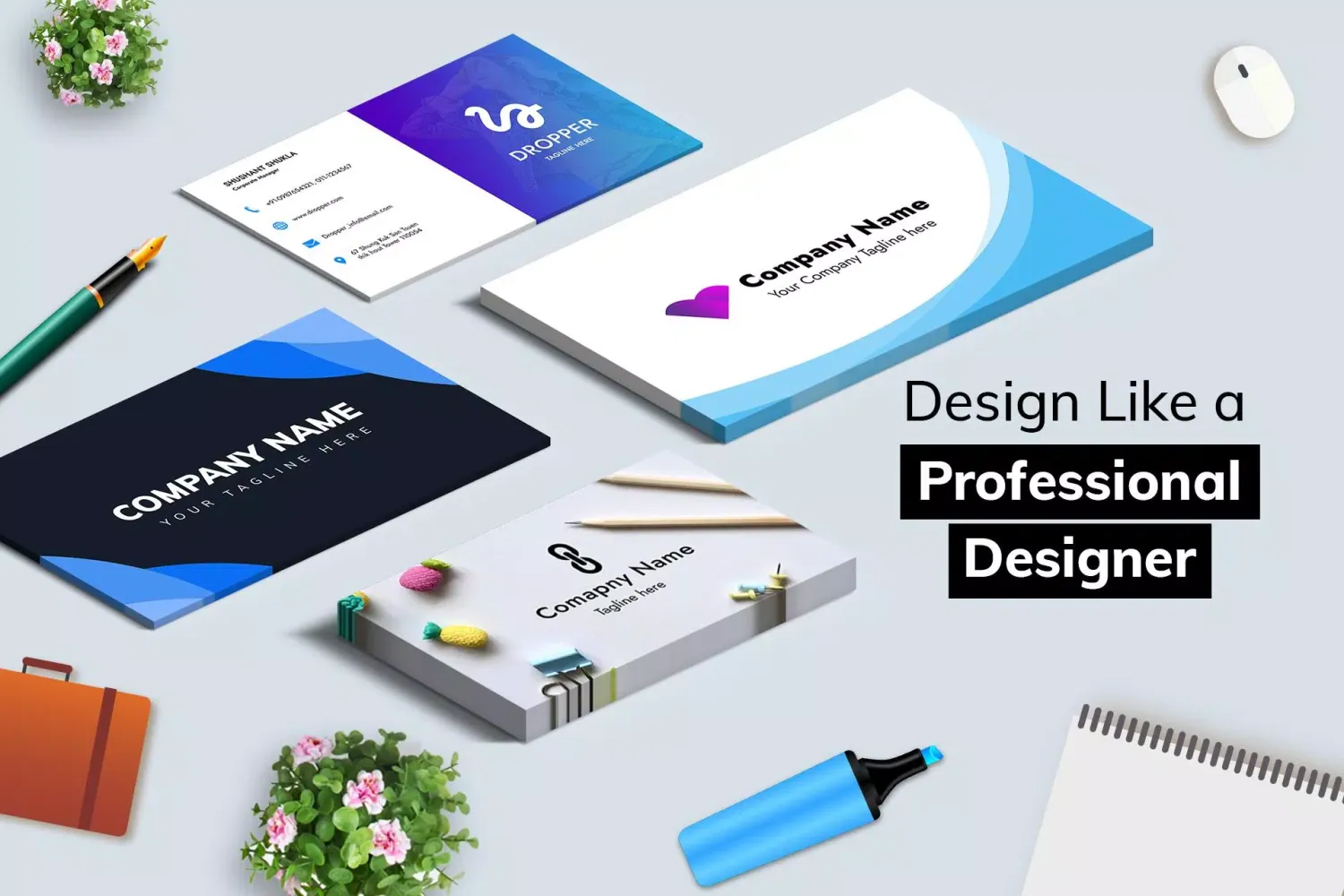 Digital Business Card Maker Screenshots