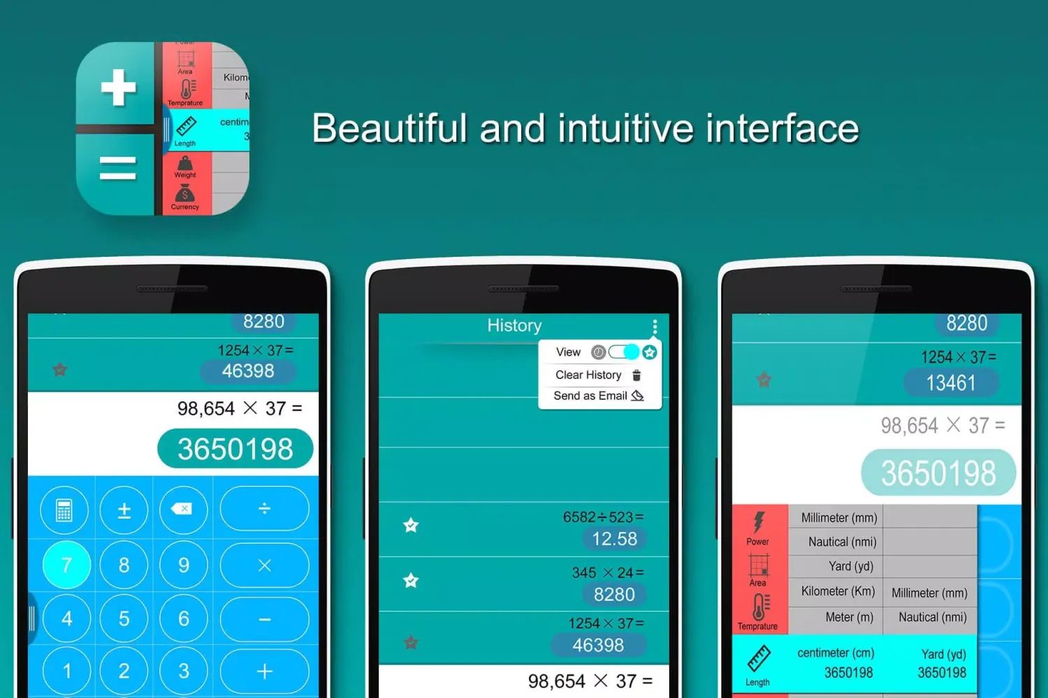 Calculator / Unit Converter スクリーンショット