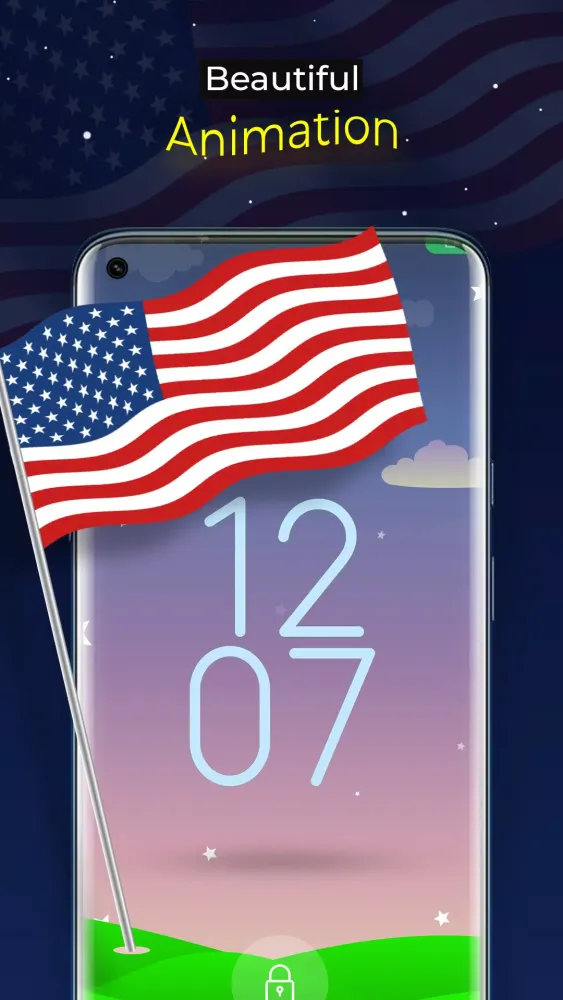 USA America Flag - US Flag LWP Screenshots