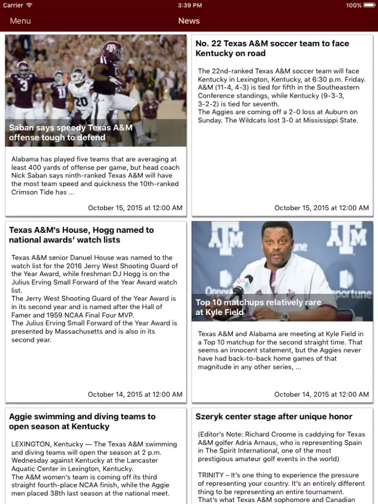 تصاویر AggieSports iPad 