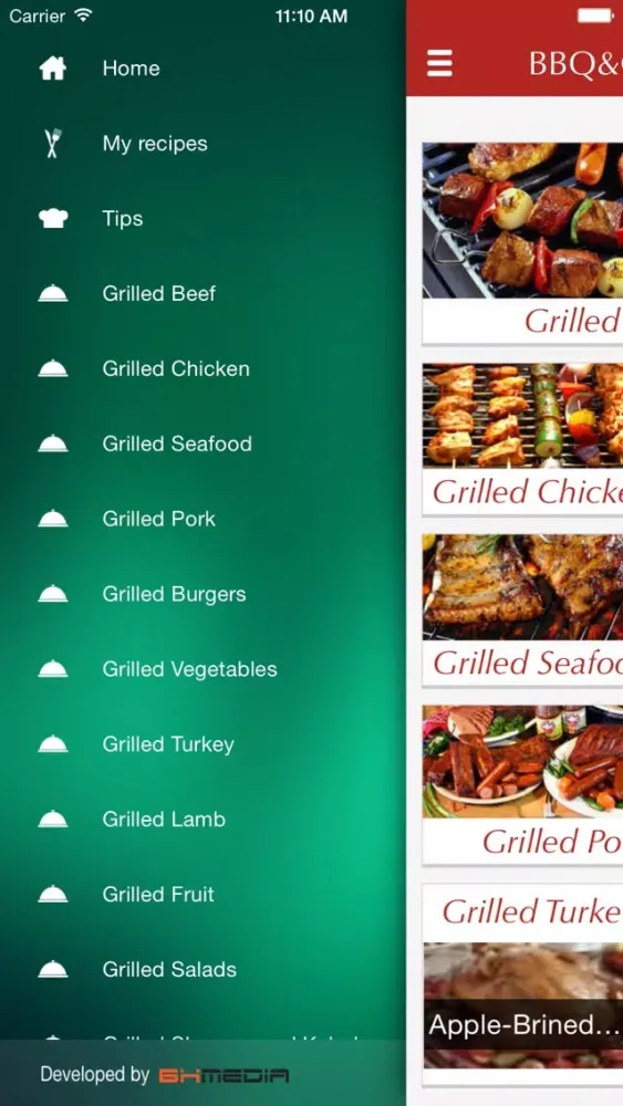 ภาพหน้าจอของ Bbq & Grilling Recipes - best cooking tips, ideas