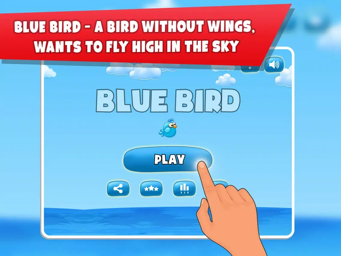 Capturas de tela do Blue Bird - Fly high in the sky iPad 