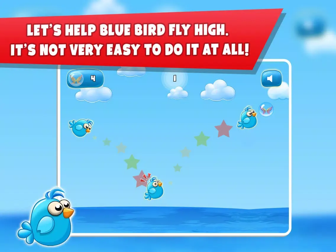 Capturas de tela do Blue Bird - Fly high in the sky iPad 