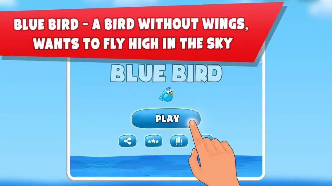 Capturas de tela do Blue Bird - Fly high in the sky