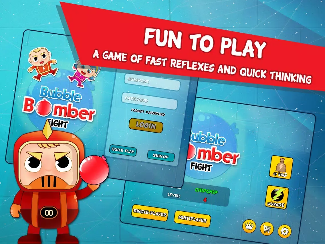 Capturas de tela do Bubble Bomber Fight iPad 