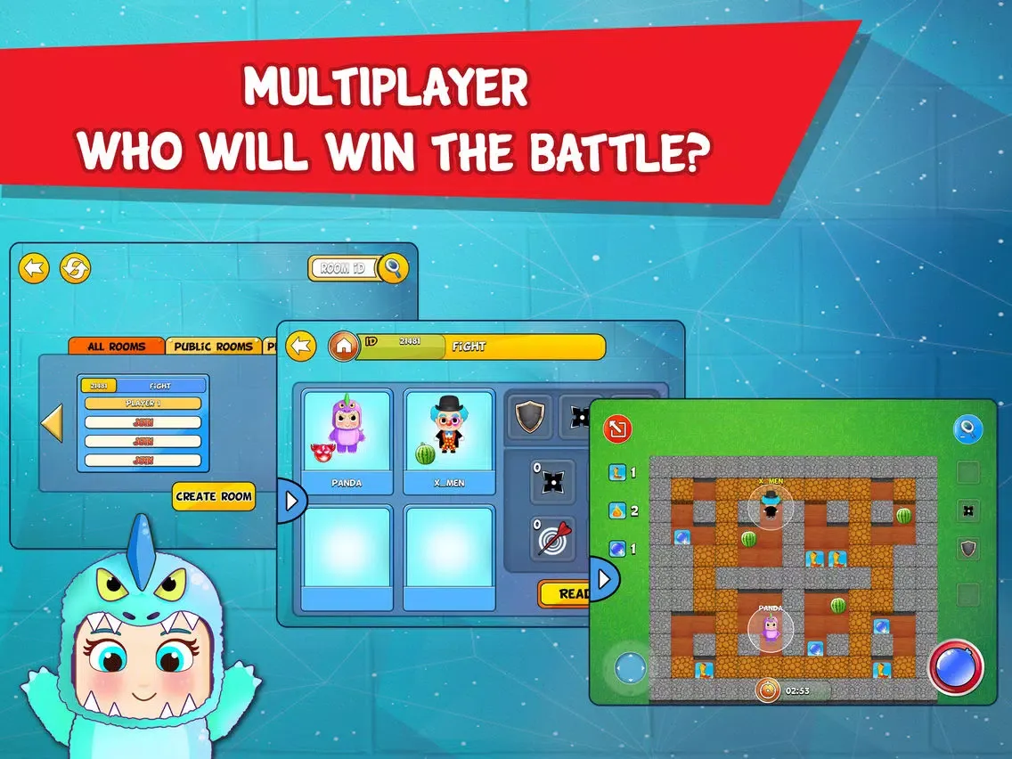 Capturas de tela do Bubble Bomber Fight iPad 
