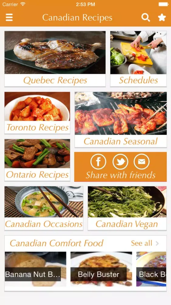 Canadian Food Recipes - best cooking tips, ideas應用截圖