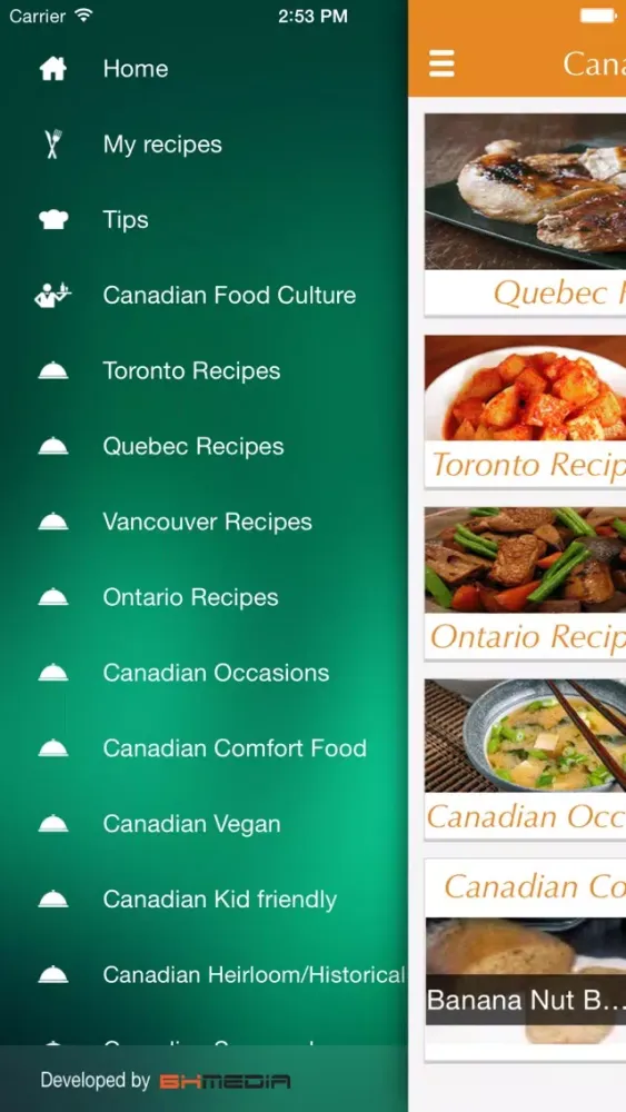 Canadian Food Recipes - best cooking tips, ideas應用截圖