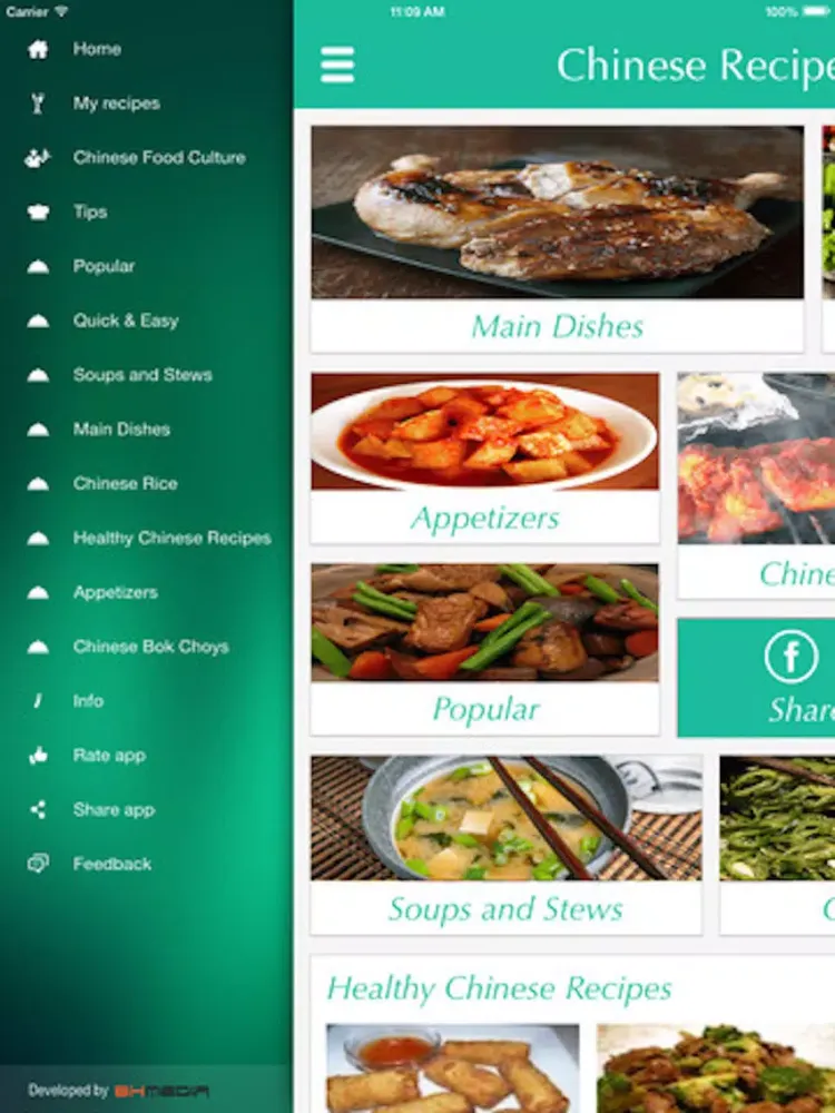 Captures d'écran de Chinese Food Recipes - best cooking tips, ideas iPad 