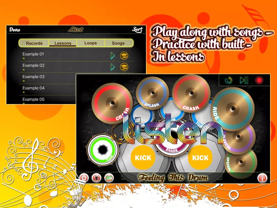 Скриншоты Feeling This Drum iPad 