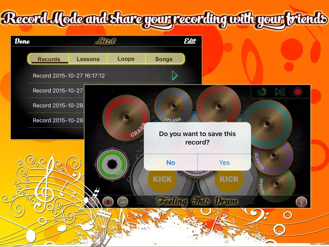 Скриншоты Feeling This Drum iPad 