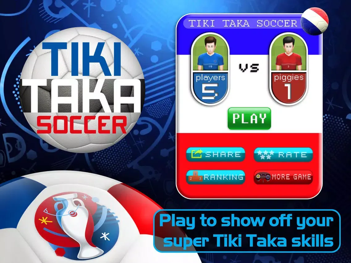 Tiki Taka Soccer - Euro 2016 Edition iPad  Ekran Görüntüleri
