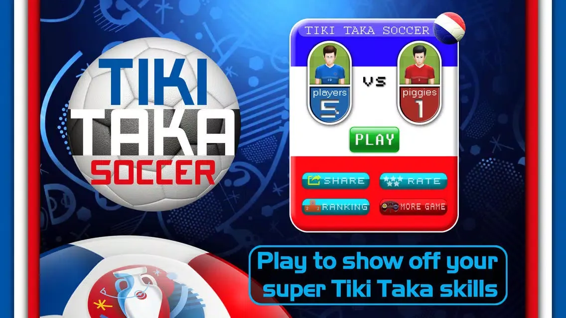 Tiki Taka Soccer - Euro 2016 Edition Ekran Görüntüleri