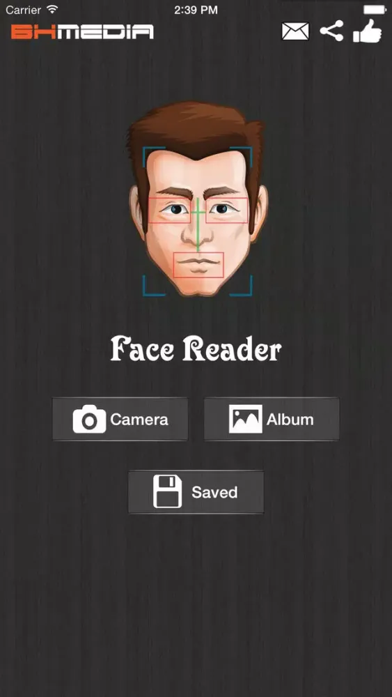 Face Reader - free facial recognition & face reading app Ekran Görüntüleri