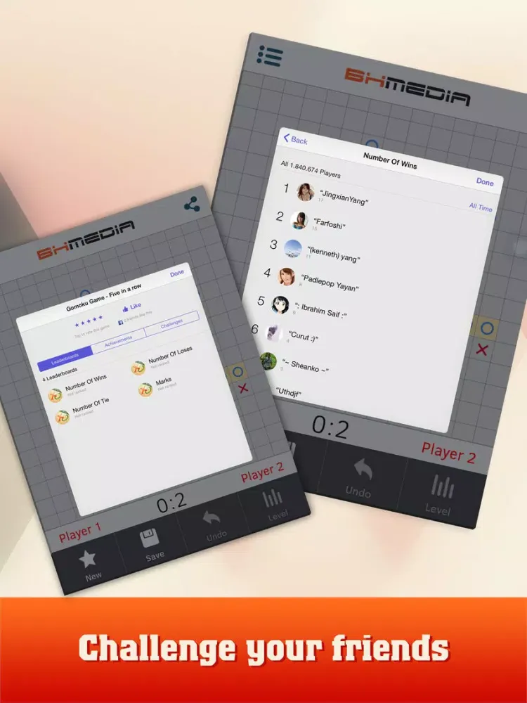 Tangkapan layar Gomoku Game - 5 in a row iPad 