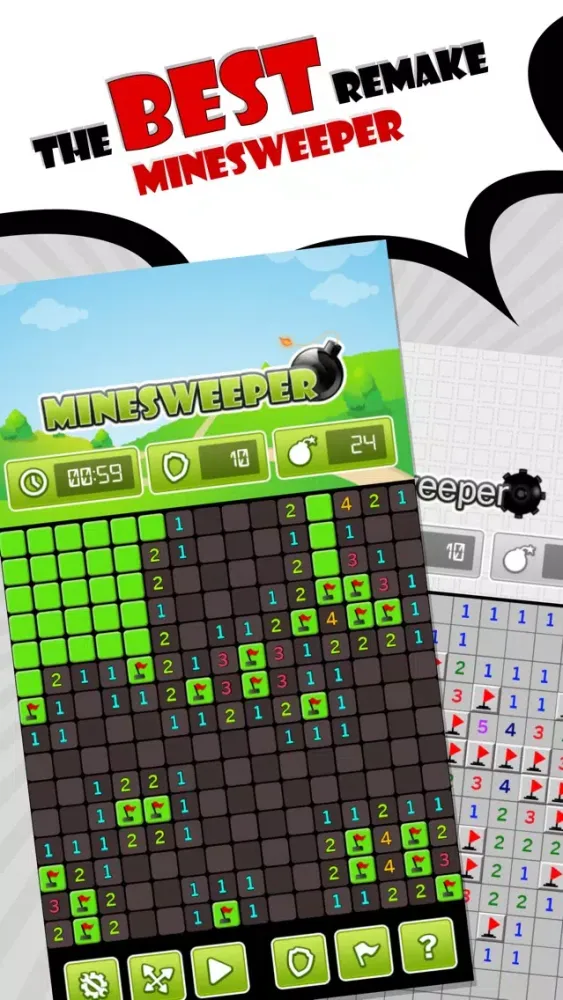 Minesweeper 2015 - play classic puzzle game free স্ক্রিনশট