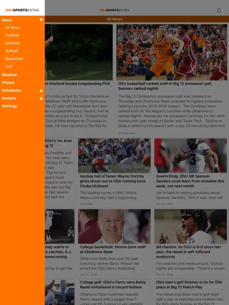 OSU Sports Extra iPad 应用截图