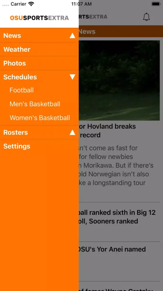 OSU Sports Extra应用截图