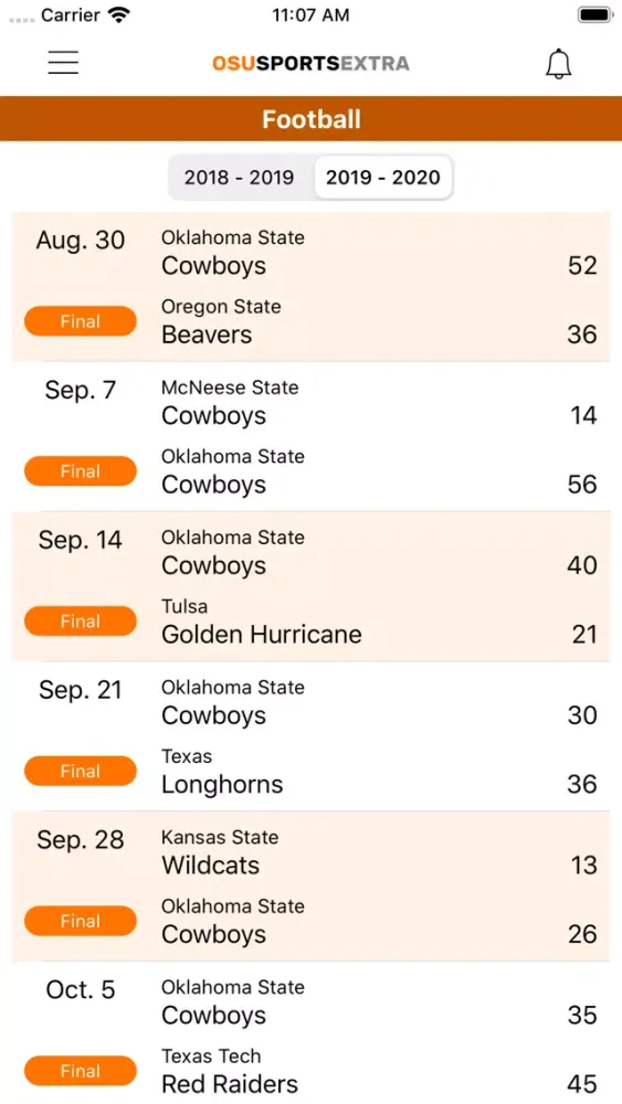 OSU Sports Extra应用截图