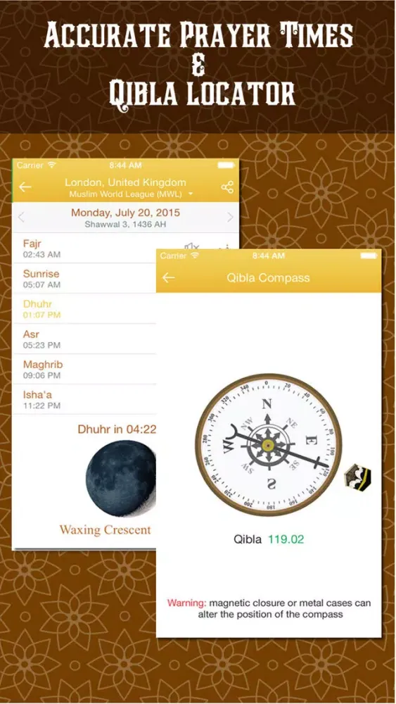 Ảnh chụp màn hình của Quran with Muslim Prayer Times
