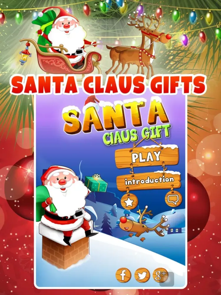 Santa Claus Gifts - free 3D Christmas game iPad  Screenshots
