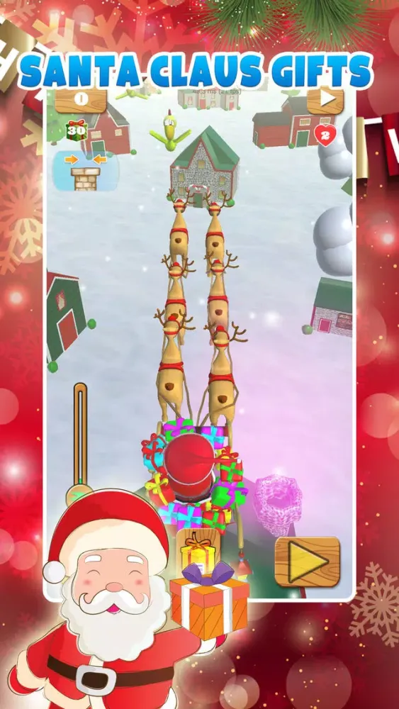 Santa Claus Gifts - free 3D Christmas game Screenshots
