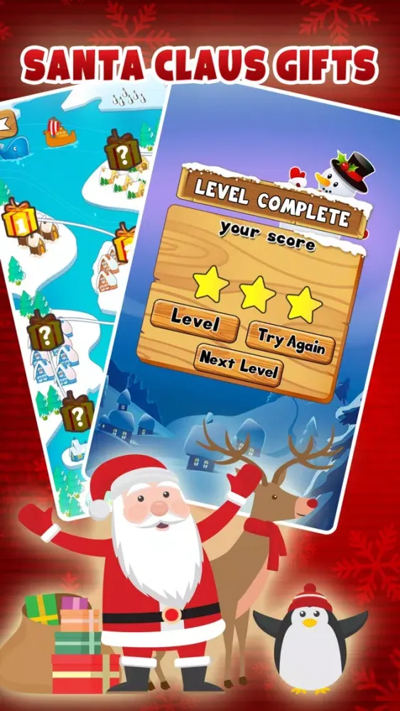 Santa Claus Gifts - free 3D Christmas game Screenshots