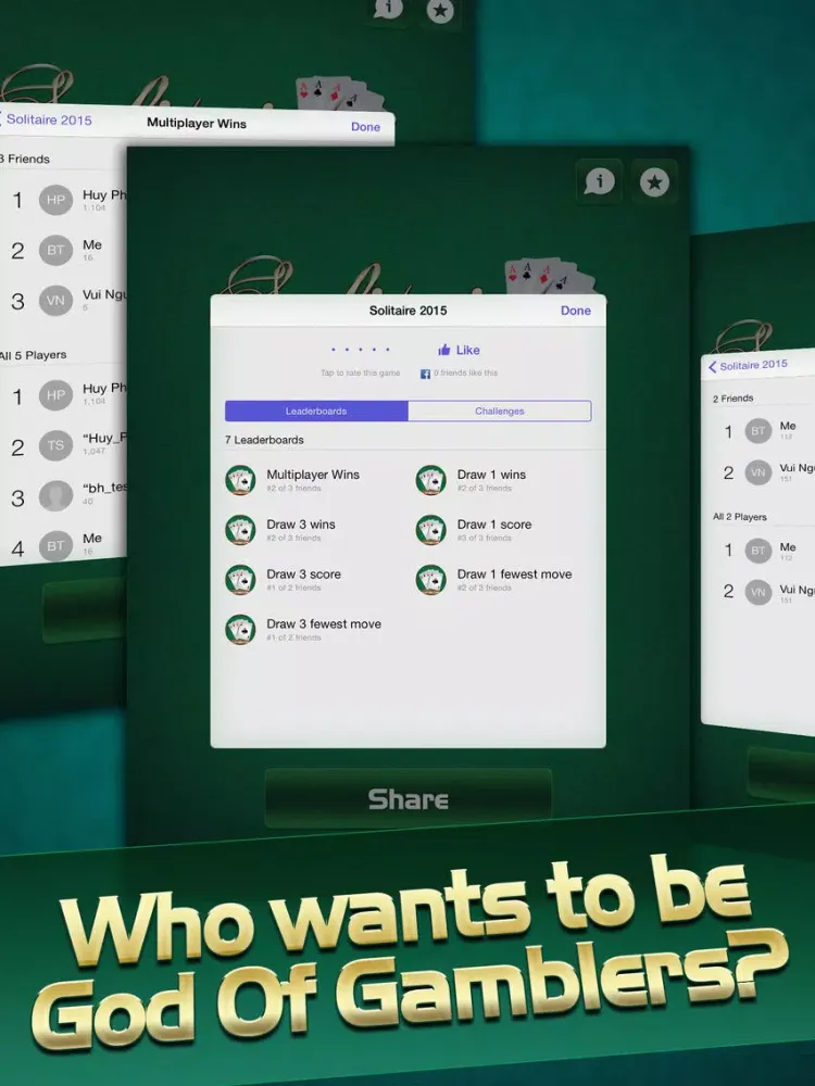 Myidol Solitaire 2015 iPad  스크린샷
