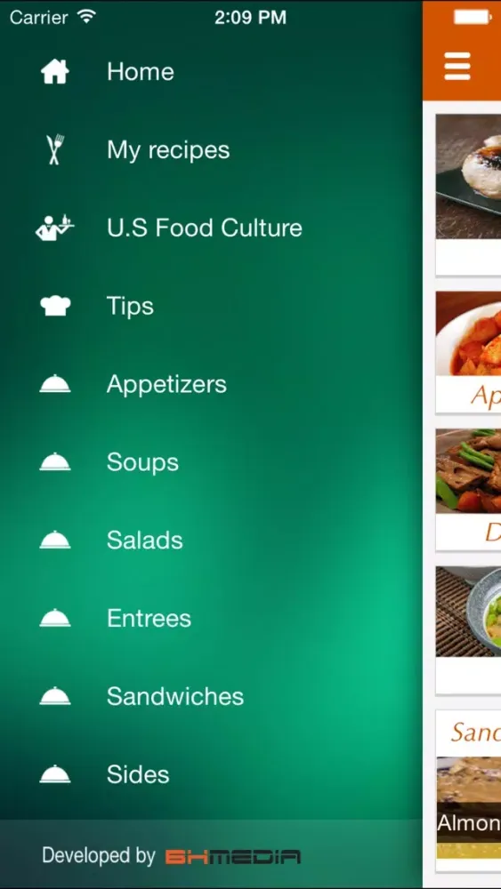 Screenshot di U.S. Food Recipes - best cooking tips, ideas