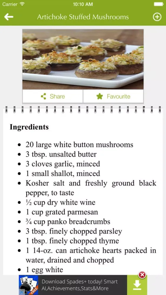 Tangkapan layar Vegetable Food Recipes - best cooking tips, ideas