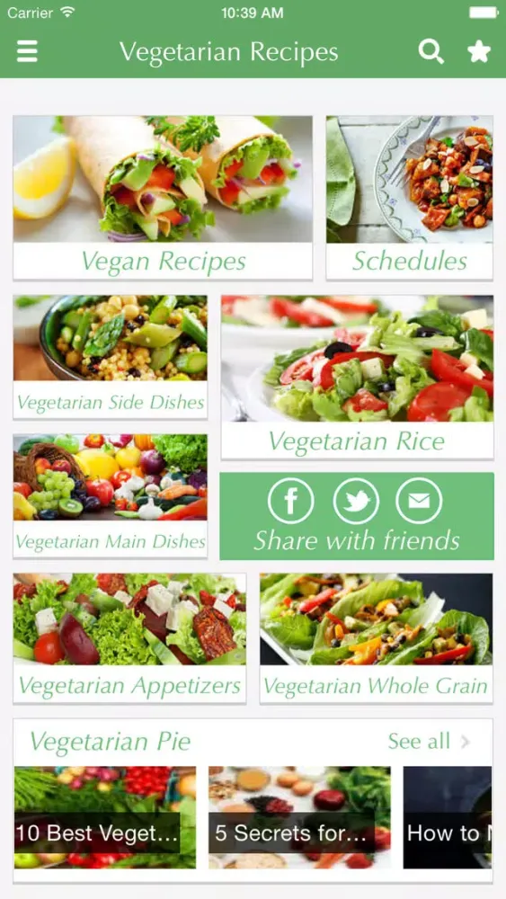 Vegetarian Recipes - healthy cooking tips, ideas স্ক্রিনশট