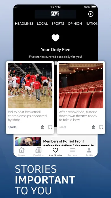 Capturas de tela do OANow Opelika-Auburn News