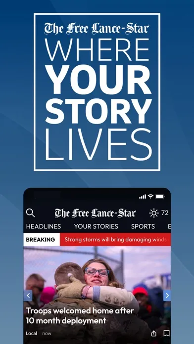 Captures d'écran de Fredericksburg.com App