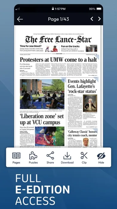 Captures d'écran de Fredericksburg.com App